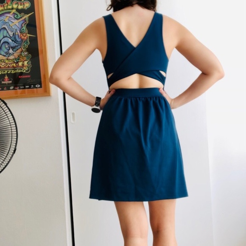 Sparkle and Fade Urban Outfitters Blue Dress